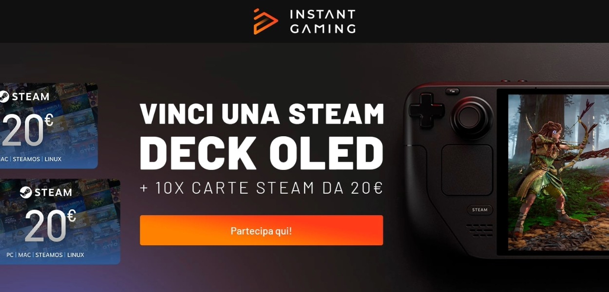 Instant Gaming Steam Deck OLED Giveaway