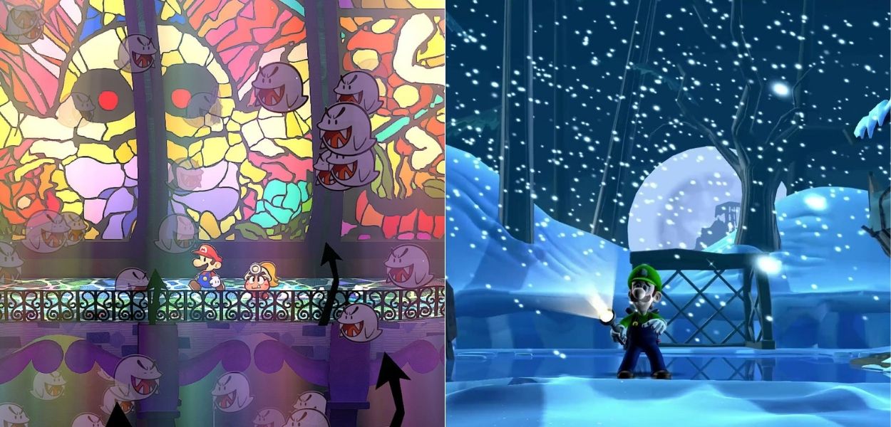 Paper Mario: Il Portale Millenario e Luigi's Mansion 2 HD copertina