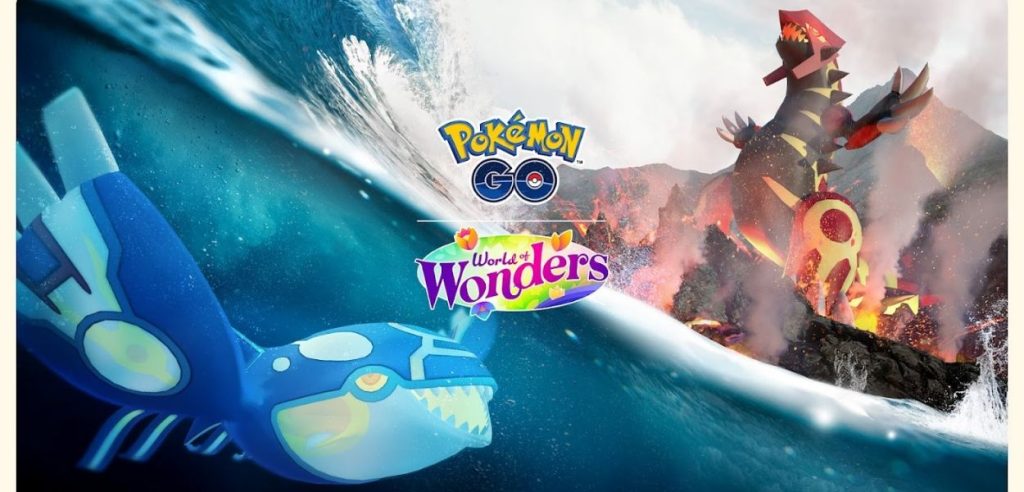 Kyogre e Groudon Raid Pokémon GO