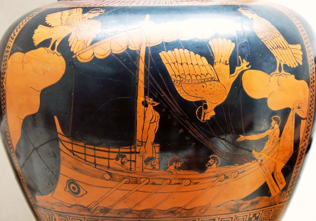 sirene mitologia greca vaso