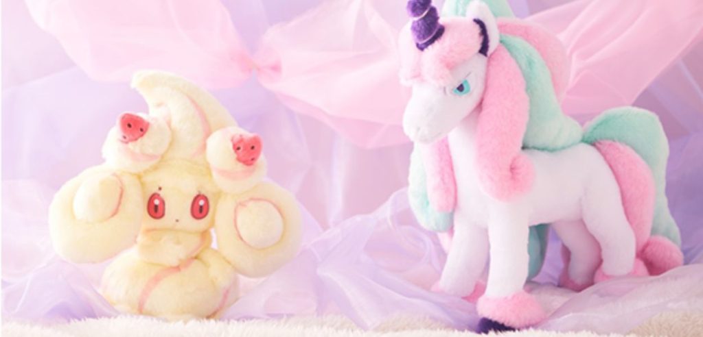 alcremie rapidash peluche