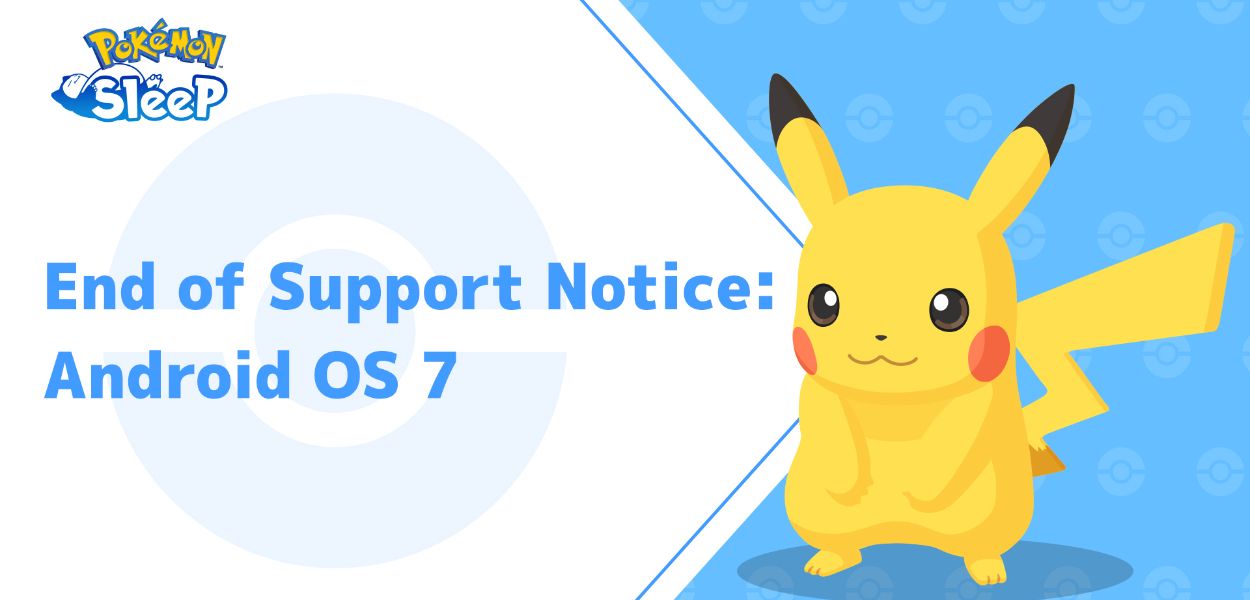 Pokémon Sleep fine supporto
