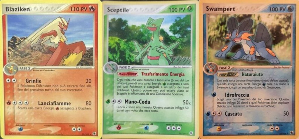 mondo delle carte Pokémon "extra" starter Hoenn