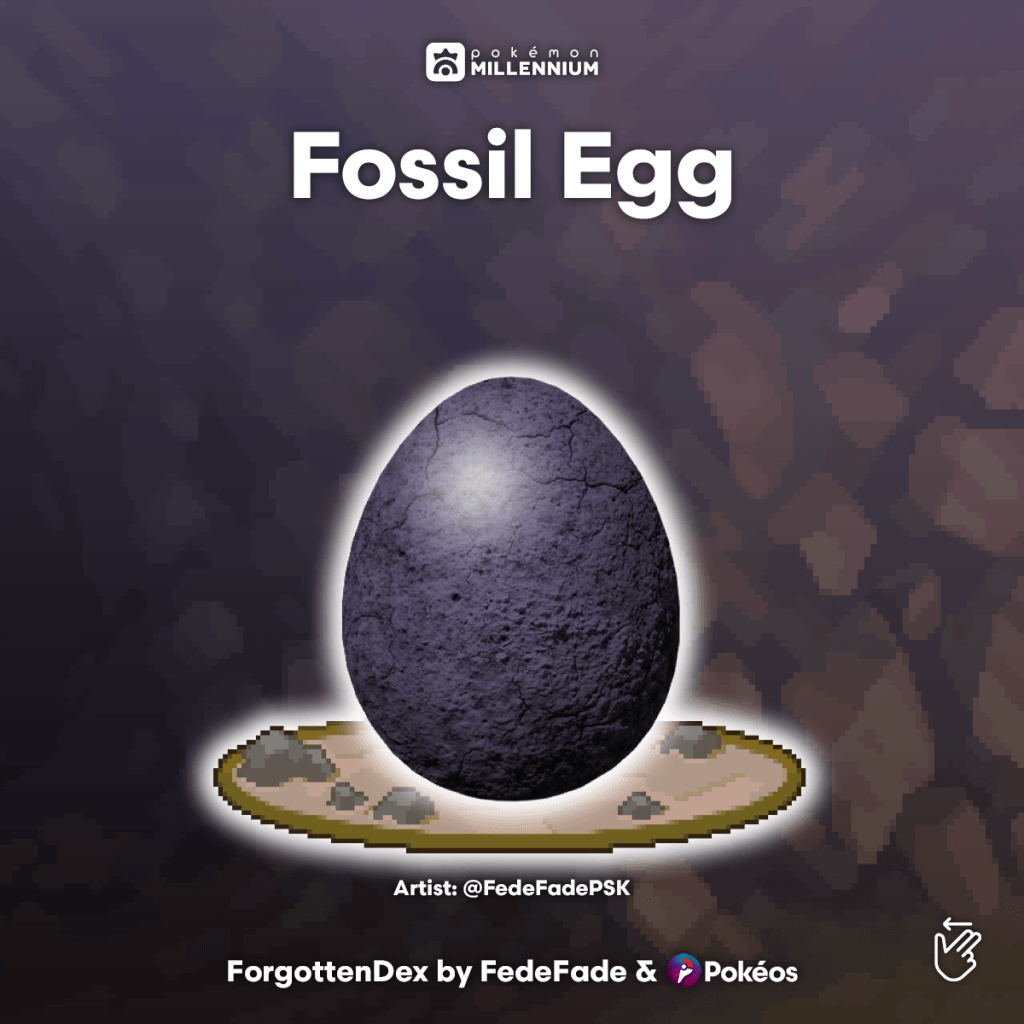 uovo fossile forgotten dex pokéos