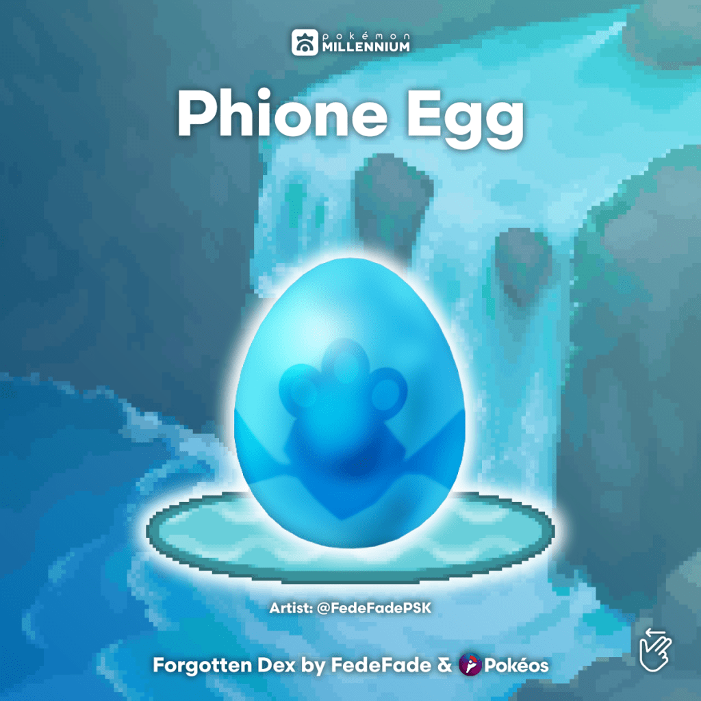 uovo phione forgotten dex pokéos