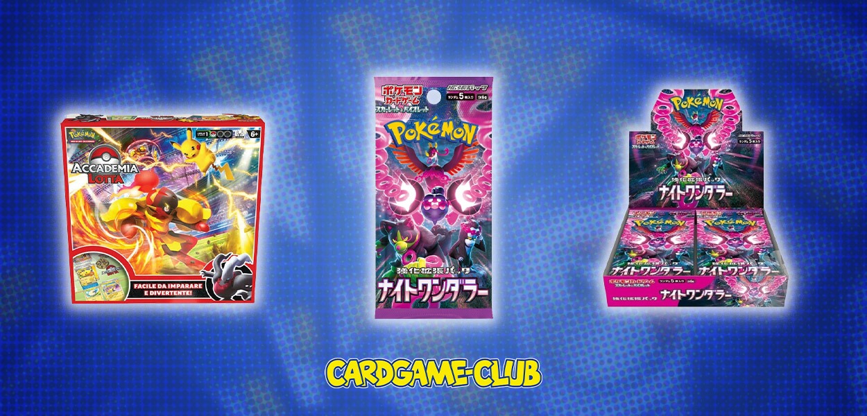 Il set Night Wanderer e tanti altri articoli del GCC Pokémon sono disponibili su Cardgame-Club