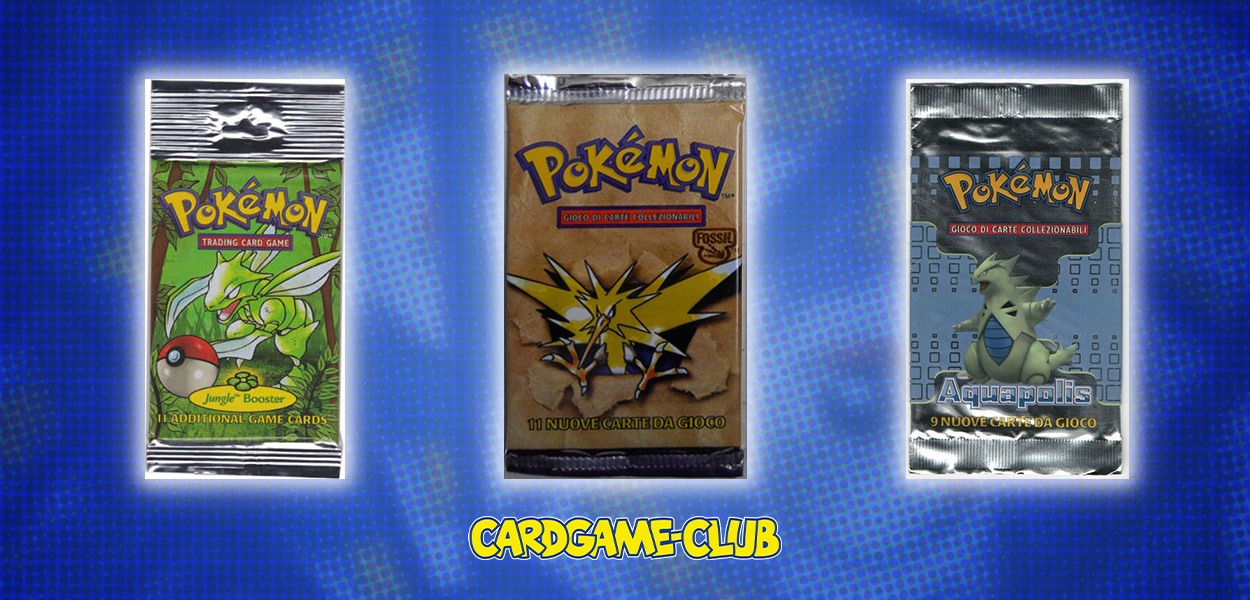 Disponibili su Cardgame-Club alcuni prodotti vintage del GCC Pokémon