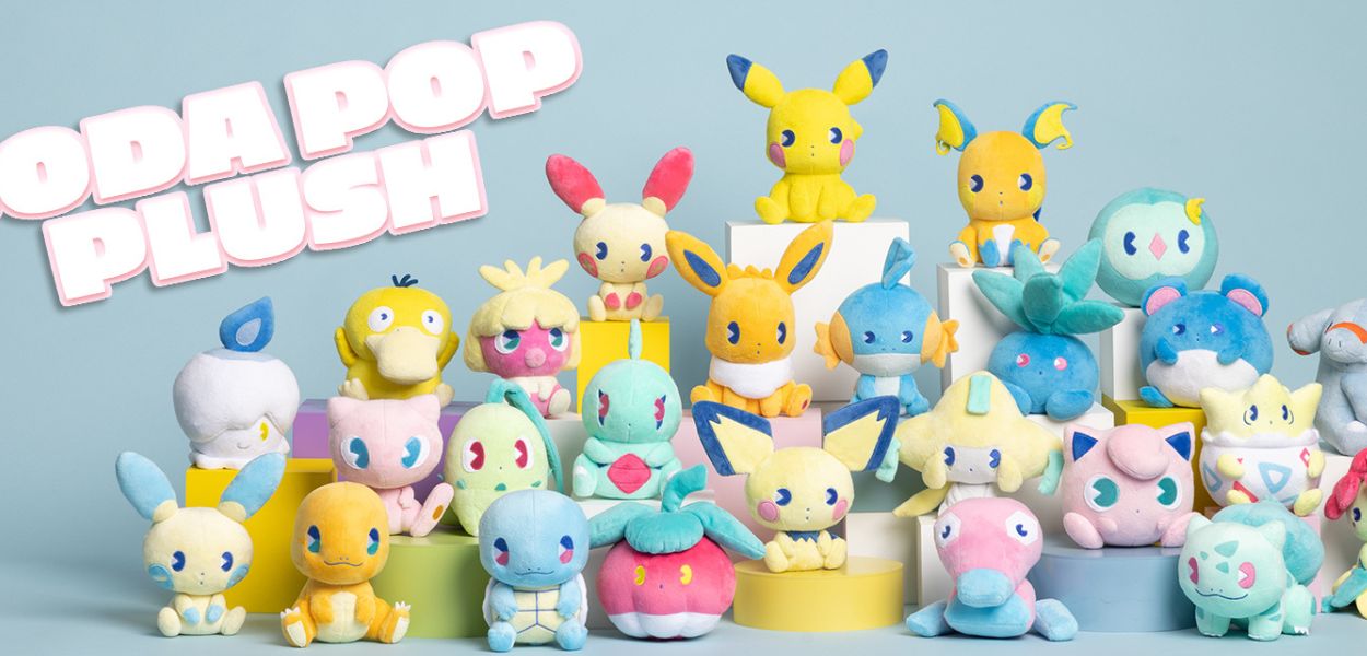 nuovi peluche Pokémon Saiko Soda