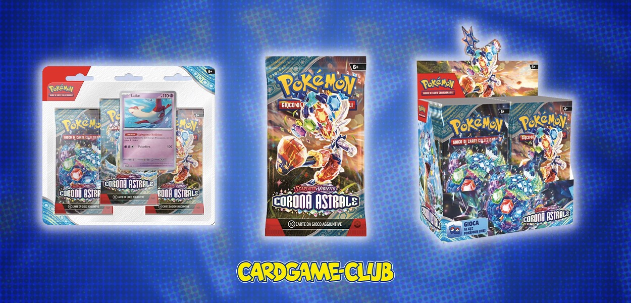 Scarlatto e Violetto – Corona Astrale è ora disponibile su Cardgame-Club