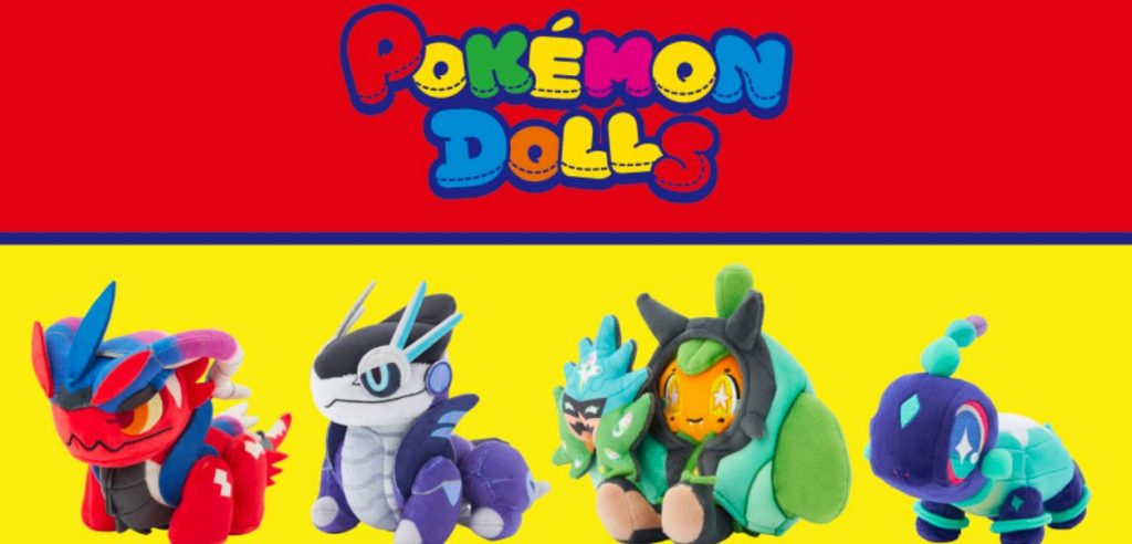 Pokémon dolls miraidon koraidon