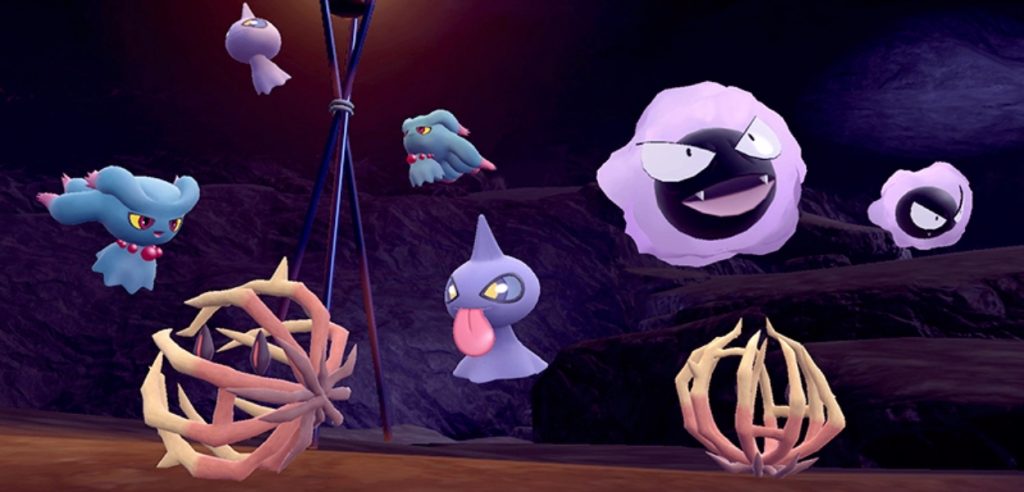Comparse massicce tipo Spettro Pokémon Scarlatto e Violetto