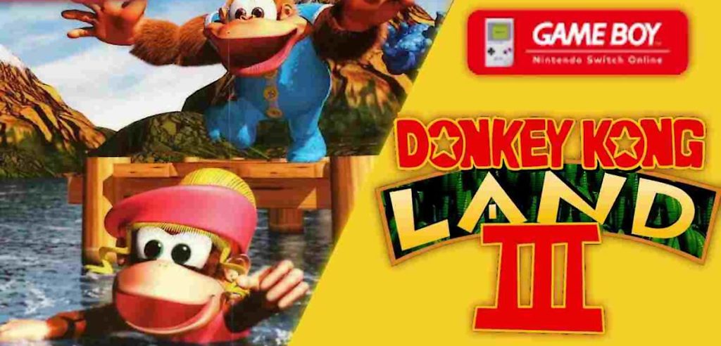 dnkey kong land III 3 nintendo switch online