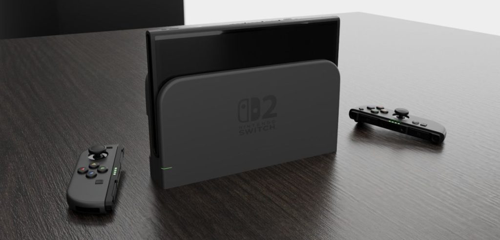 Nintendo Switch 2 modello 3D