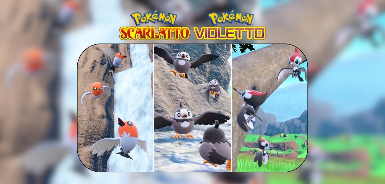 Pokémon Scarlatto e Violetto: in arrivo le comparse massicce di tipo Volante