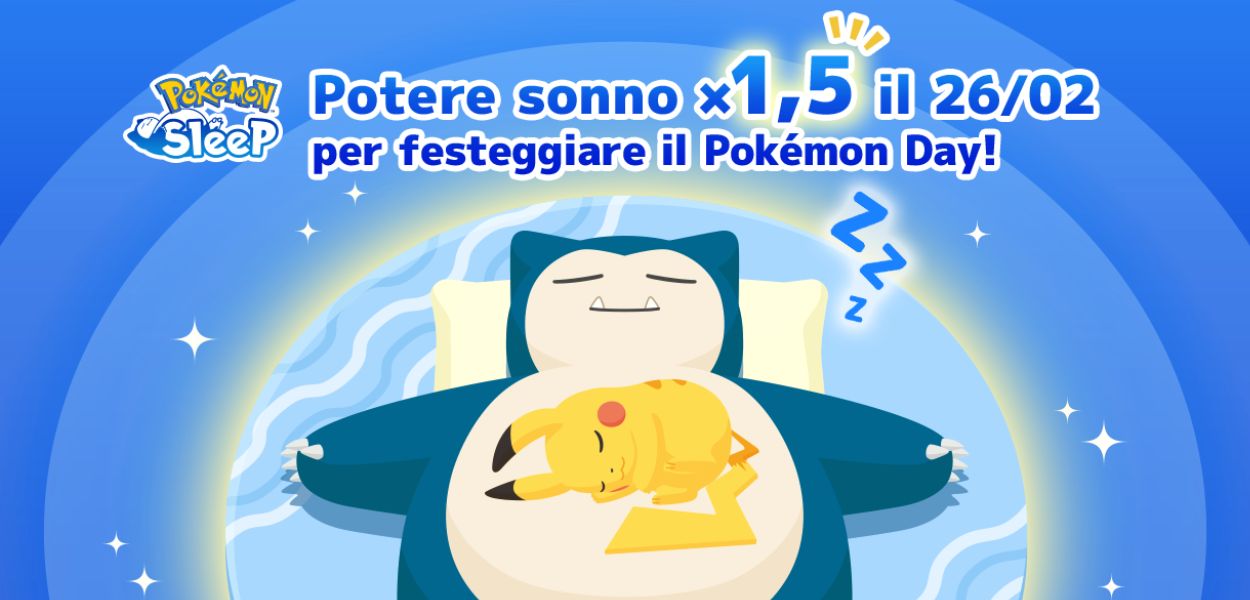 Pokémon Sleep si prepara al Pokémon Day con un nuovo evento