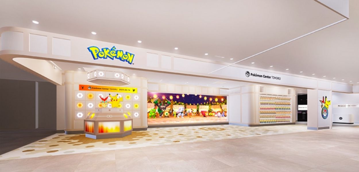 Svelati i gadget speciali per la riapertura del Pokémon Center di Tohoku
