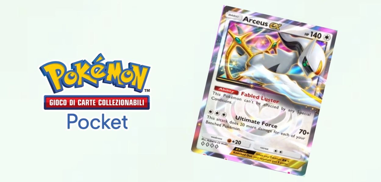 GCC Pokémon Pocket: trapelata l'espansione dedicata ad Arceus
