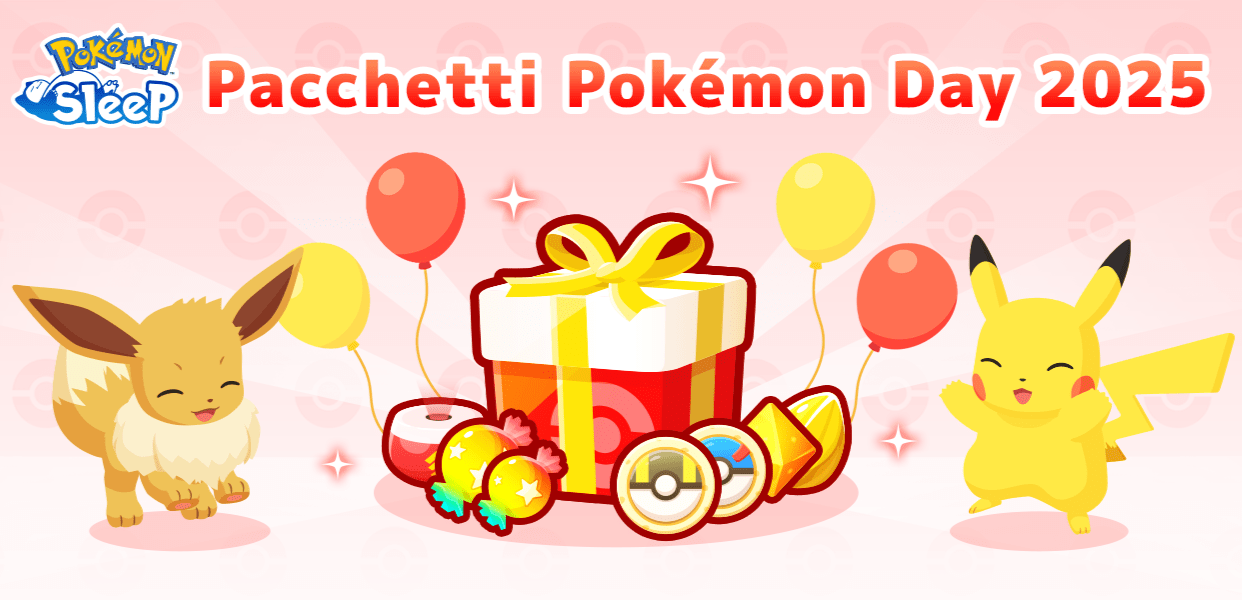 Festeggia il Pokémon Day 2025 su Pokémon Sleep con dei fantastici regali!