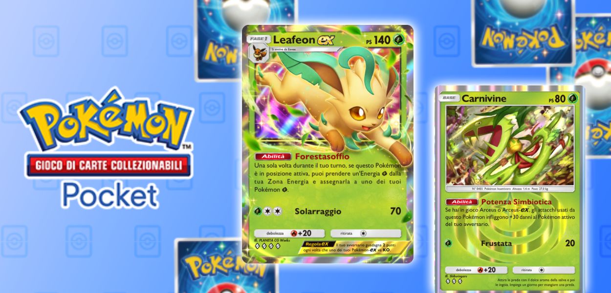 GCC Pokémon Pocket: sono arrivate le comparse massicce di Pokémon Erba