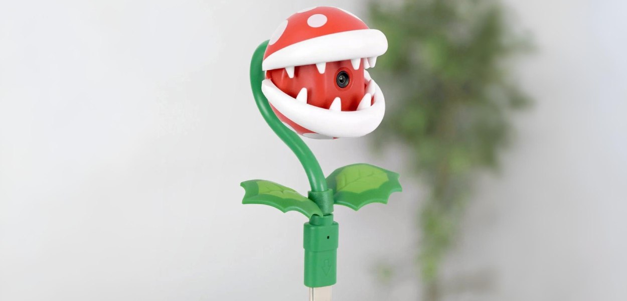 La pianta Piranha diventa una telecamera per Nintendo Switch 2