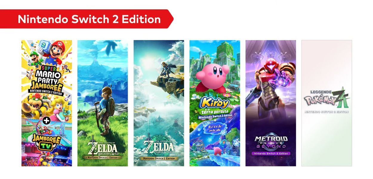 Leggende Pokémon: Z-A e tanti altri giochi riceveranno delle Nintendo Switch 2 Edition