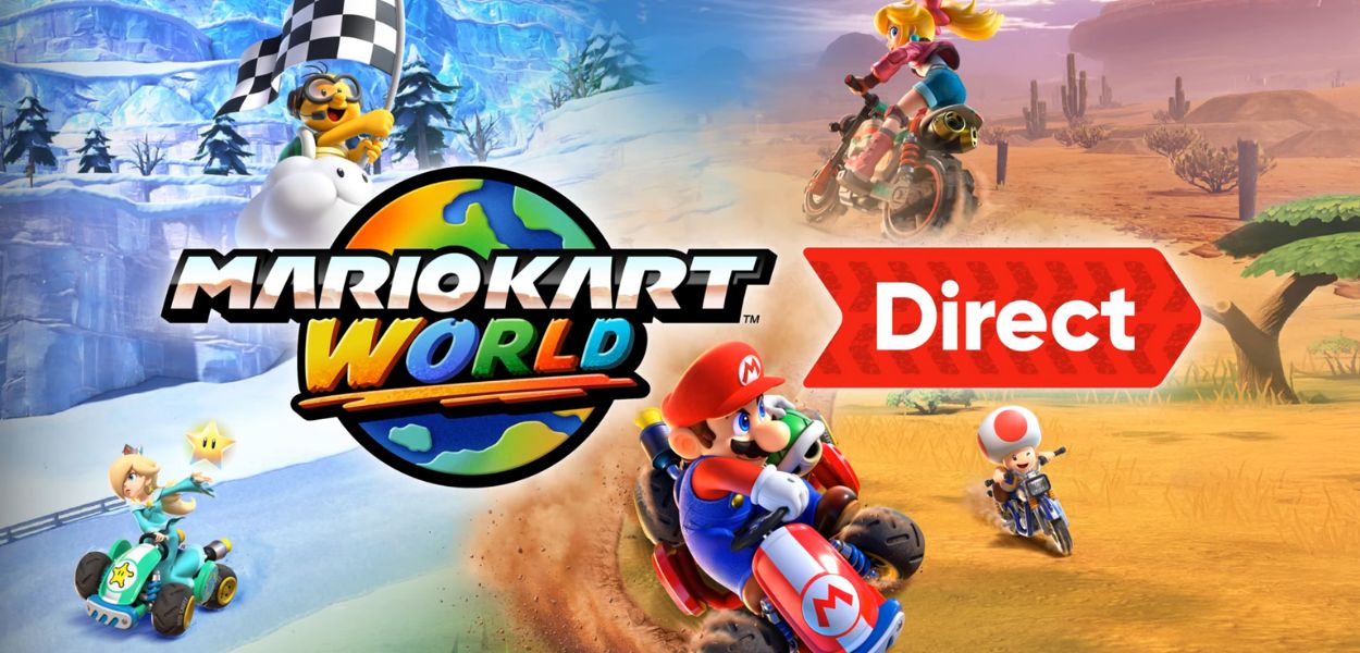Ecco tutte le novità mostrate durante il Mario Kart World Direct