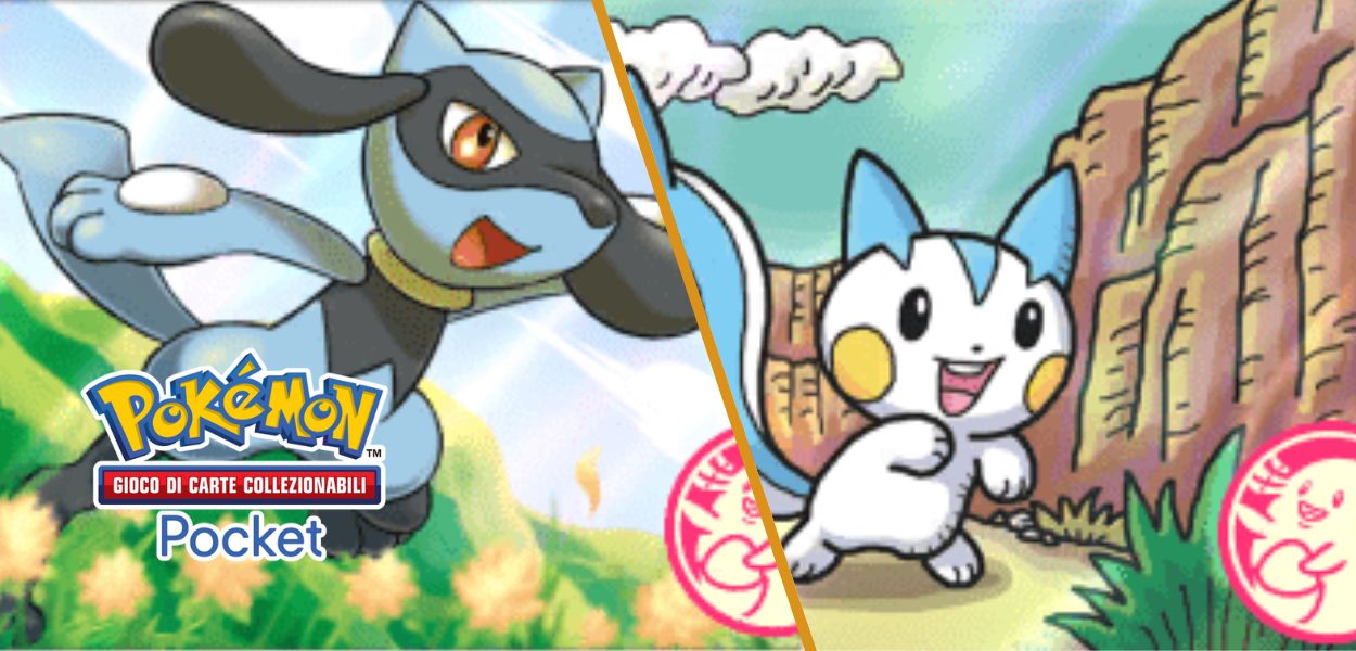GCC Pokémon Pocket: disponibile l'evento pesca misteriosa di Riolu e Pachirisu