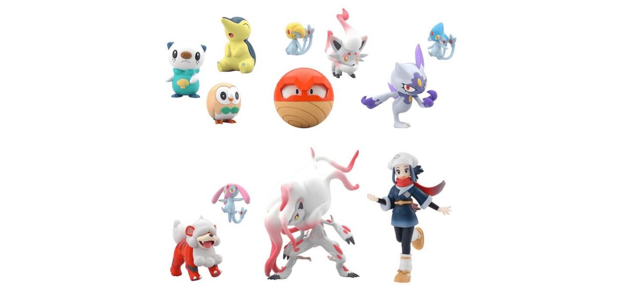 Hisui: in arrivo le miniature in scala dedicate ai Pokémon