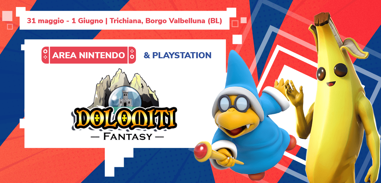 L'Area Nintendo e Playstation di Pokémon Millennium arriva a Dolomiti Fantasy il 31 maggio e 1 giugno 2025!