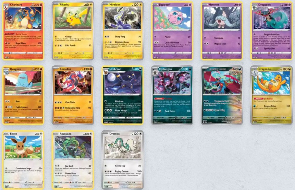 happy meal Pokémon carte 2025