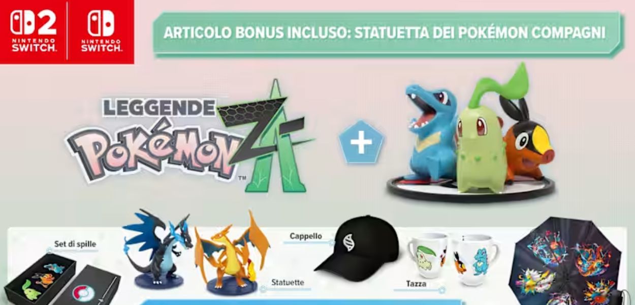 Leggende Pokémon: Z-A, rivelati i prezzi e i bonus preordine del My Nintendo Store