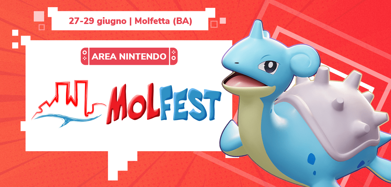 L'Area Nintendo di Pokémon Millennium arriva a Molfest dal 27 al 29 giugno 2025!