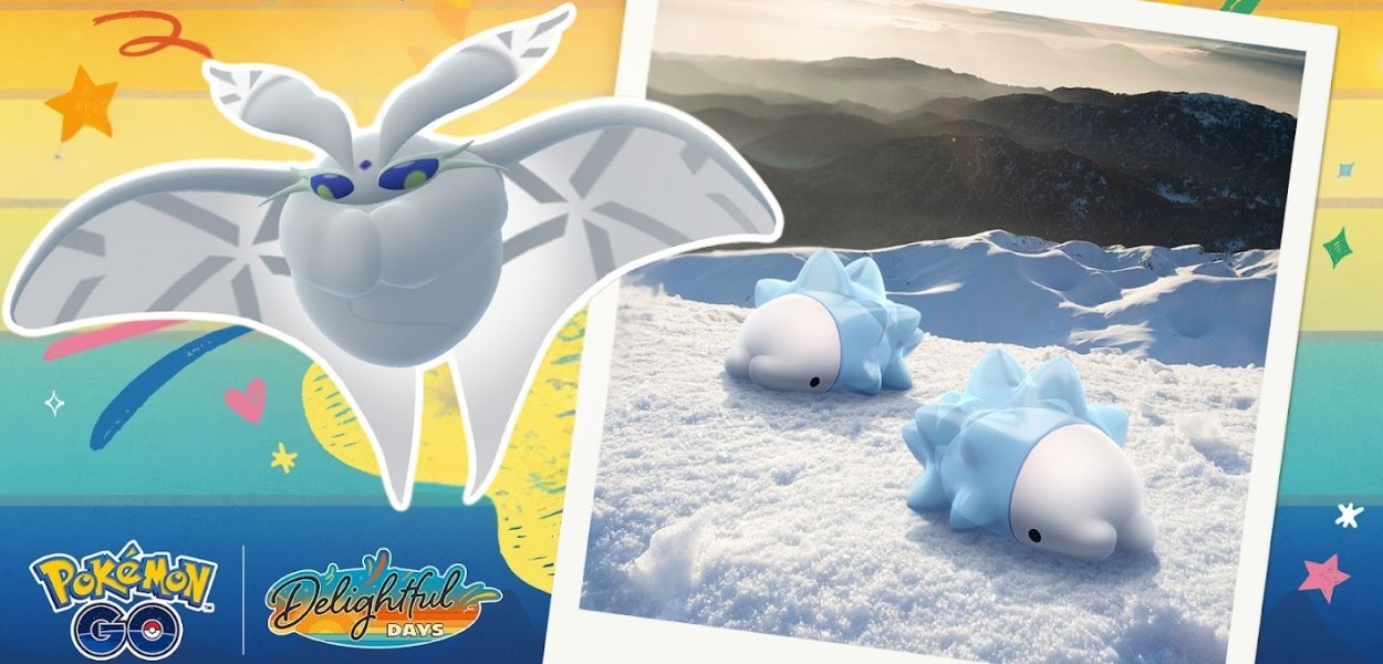 Snom e Frosmoth debuttano in Pokémon GO nell'evento Comodi compagni!