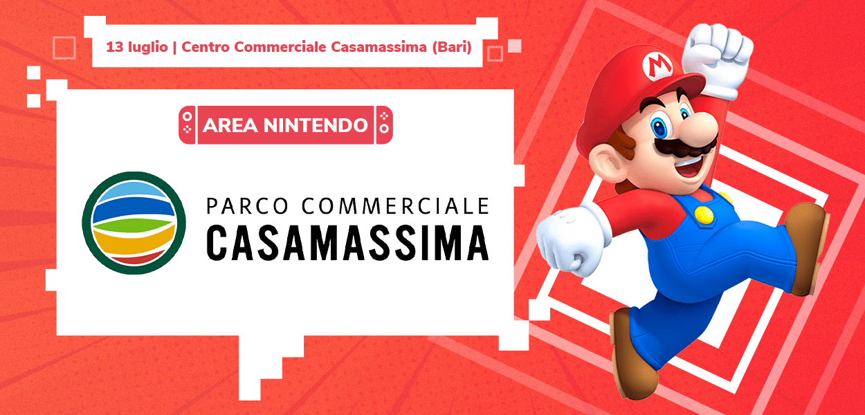 L’Area Nintendo di Pokémon Millennium ti aspetta al Parco Commerciale Casamassima di Bari il 13 luglio 2025!