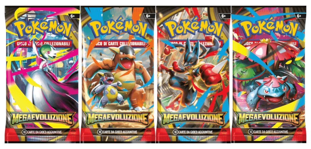 bustine megaevoluzione