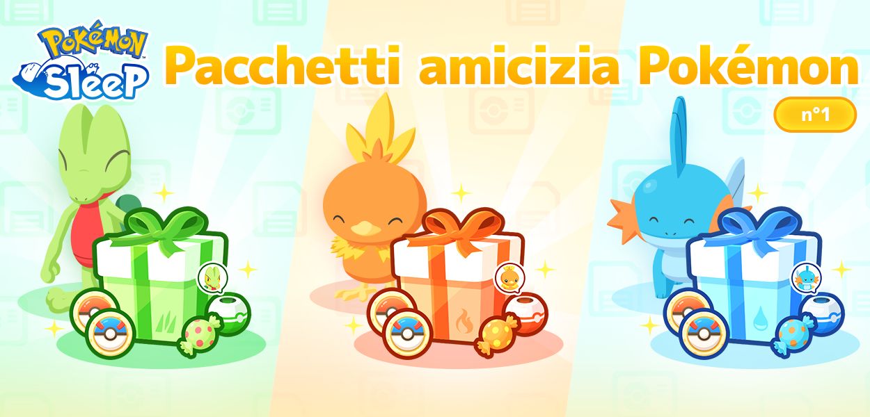 Pokémon Sleep: in arrivo i pacchetti amicizia per i Pokémon di Hoenn
