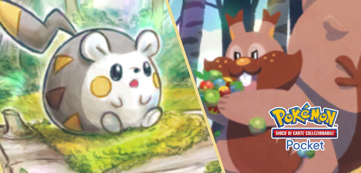 GCC Pokémon Pocket: disponibile l'evento pesca misteriosa di Togedemaru e Greedent