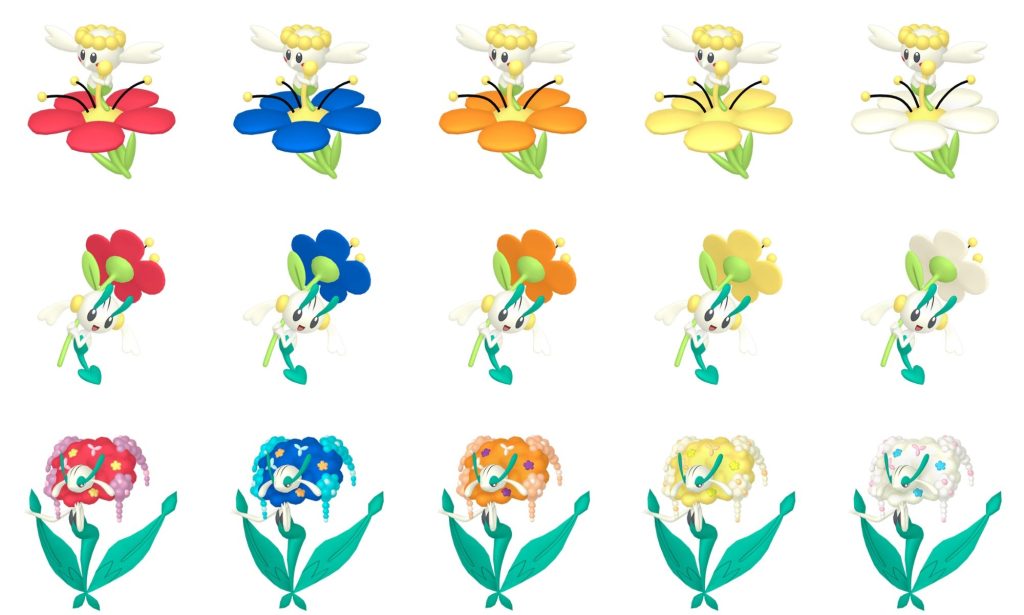 Versioni cromatiche floette