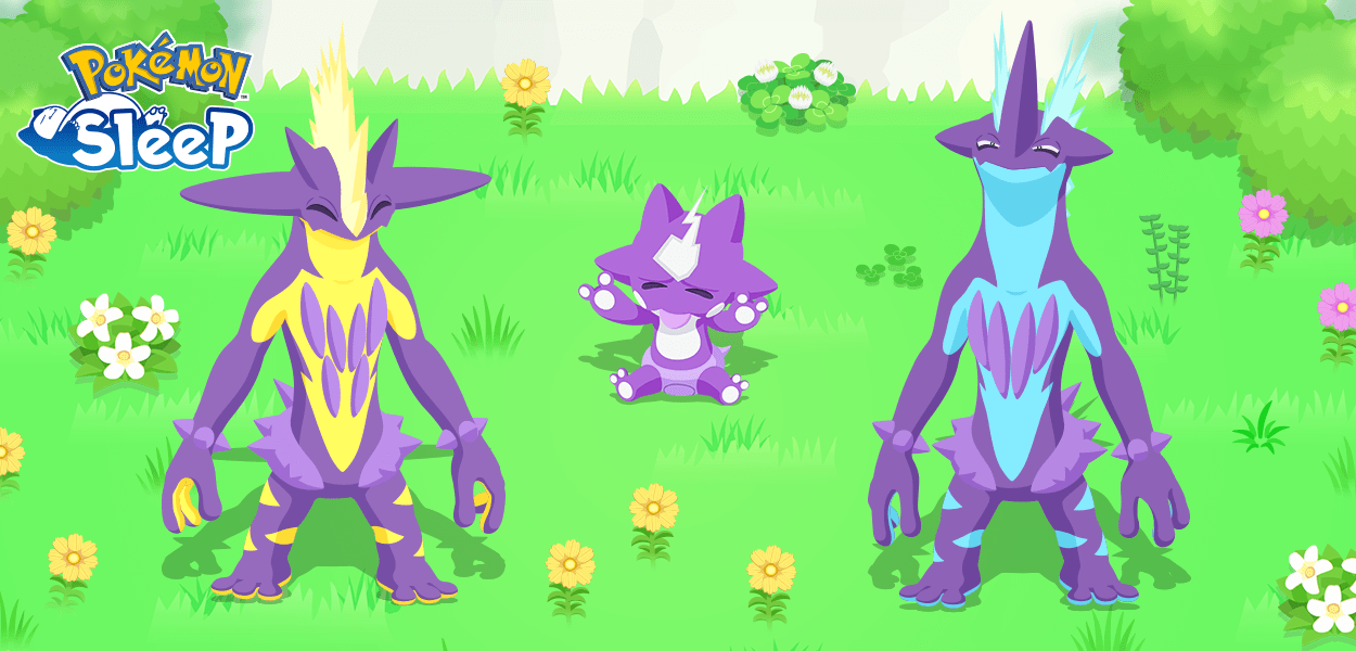 Pokémon Sleep: Toxel e Toxtricity arrivano nella Settimana delle abilità