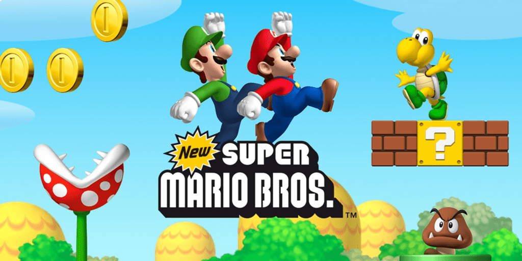 Key art di New Super Mario Bros. DS.
