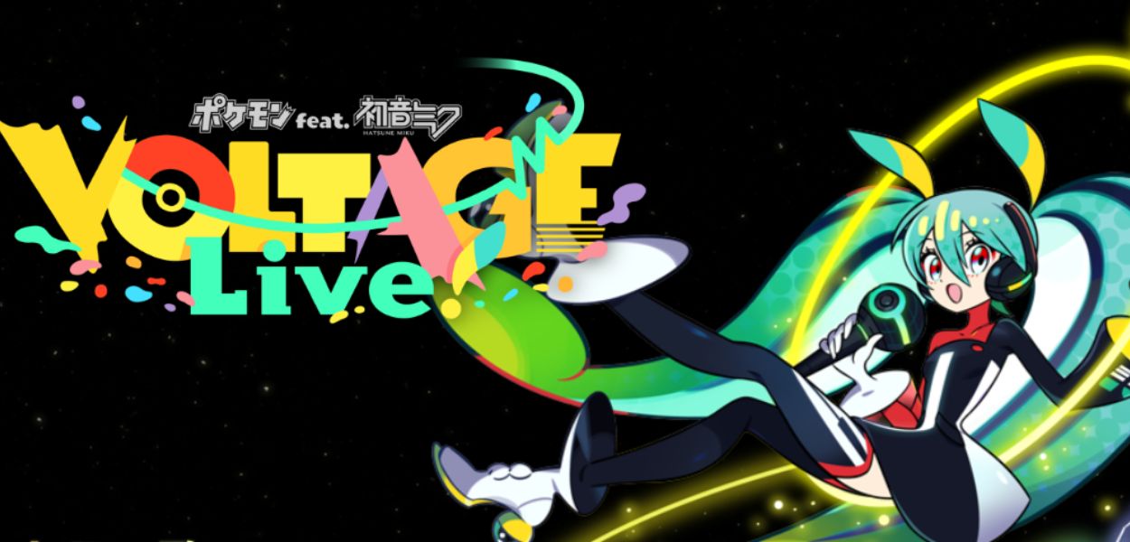 Pokémon e Hatsune Miku salgono sul palco con VOLTAGE Live!