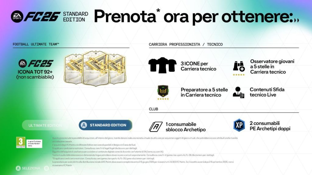 versioni FC 26