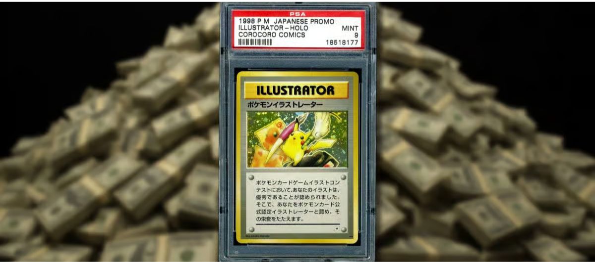 La carta Pikachu Illustrator venduta a 4 milioni di dollari su eBay