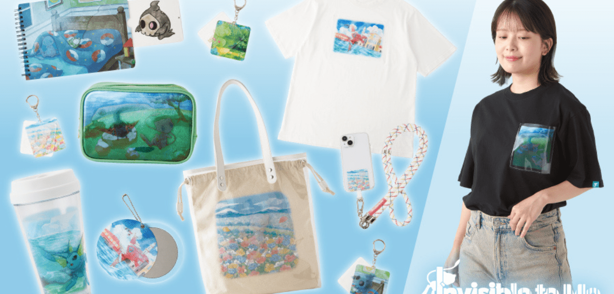 Invisible to Me: nuova linea di prodotti nei Pokémon Center