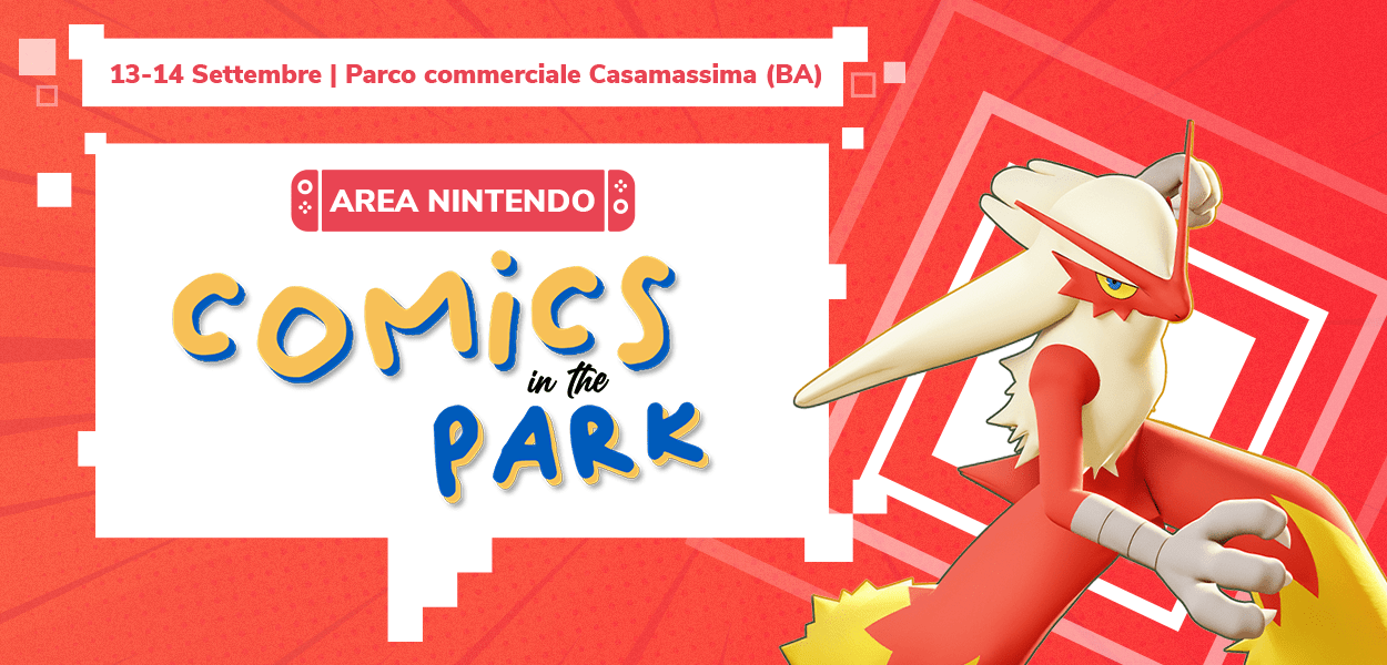 L’Area Nintendo di Pokémon Millennium ti aspetta a COMICS IN THE PARK il 13 e 14 settembre 2024!