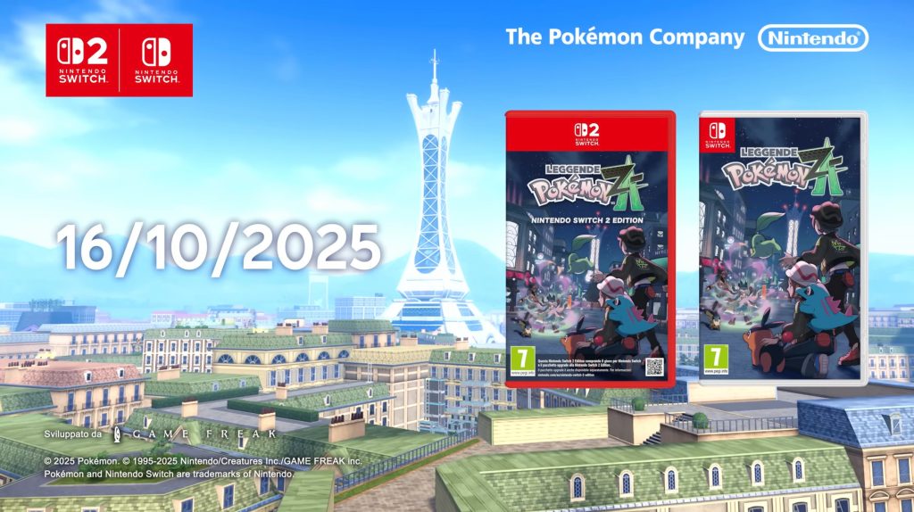 Uscita leggende pokemon ZA