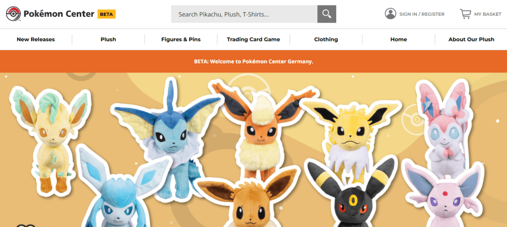 Pokémon Center online