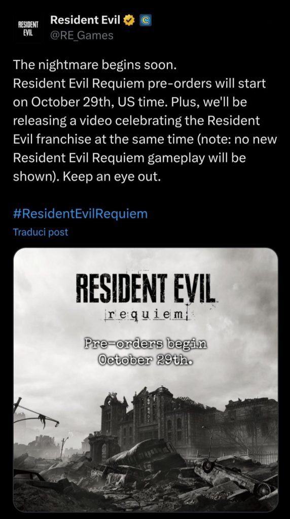Resident Evil Requiem preordine