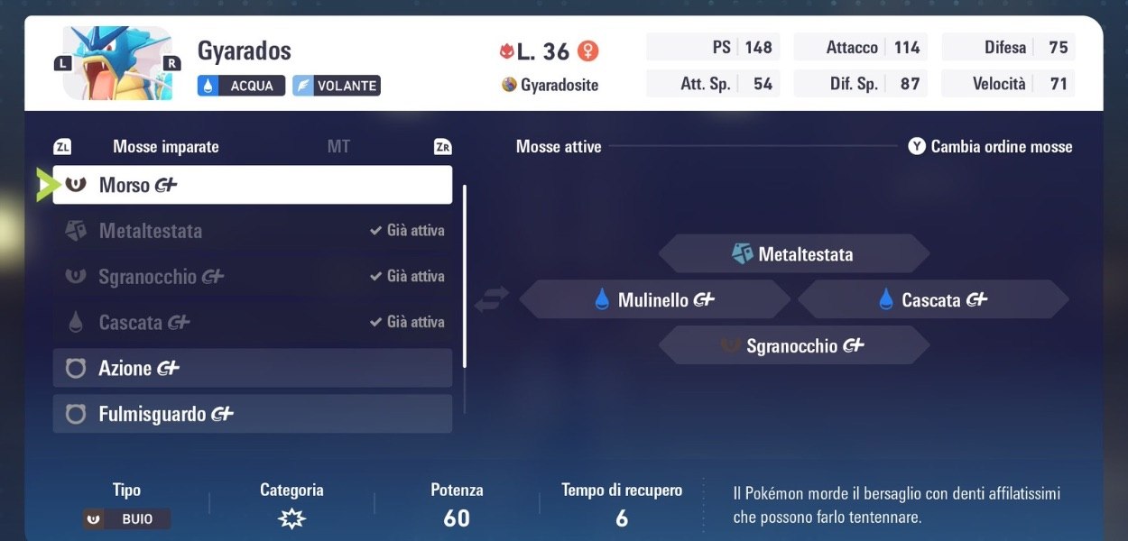 Guide Leggende Pokémon: Z-A: come gestire le mosse dei Pokémon
