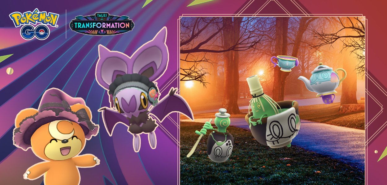 Pokémon GO: Teddiursa e Noibat in costume per Halloween